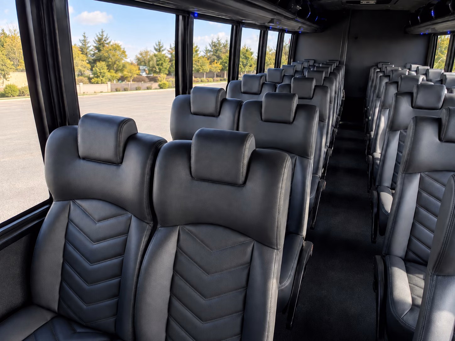scottsdale 18 passenger minibus interior