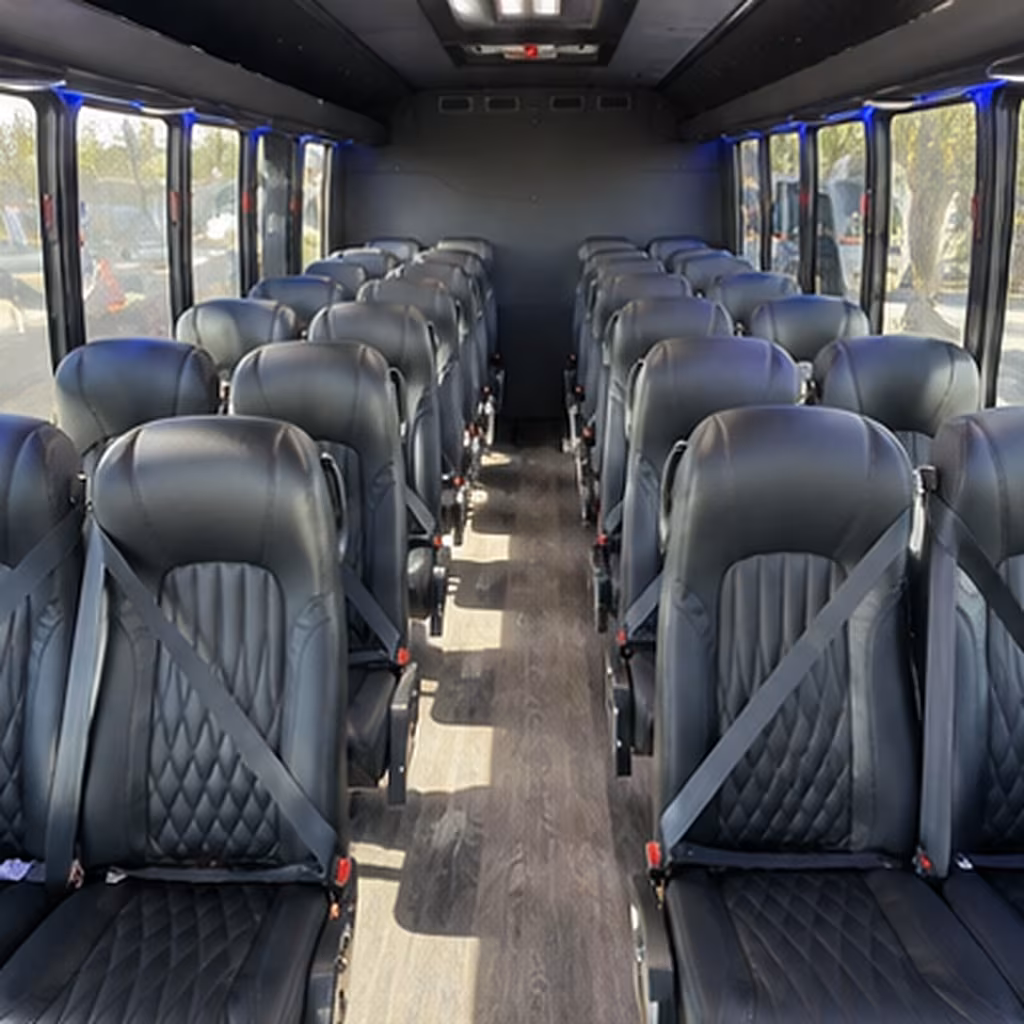 scottsdale 25 passenger minibus inside