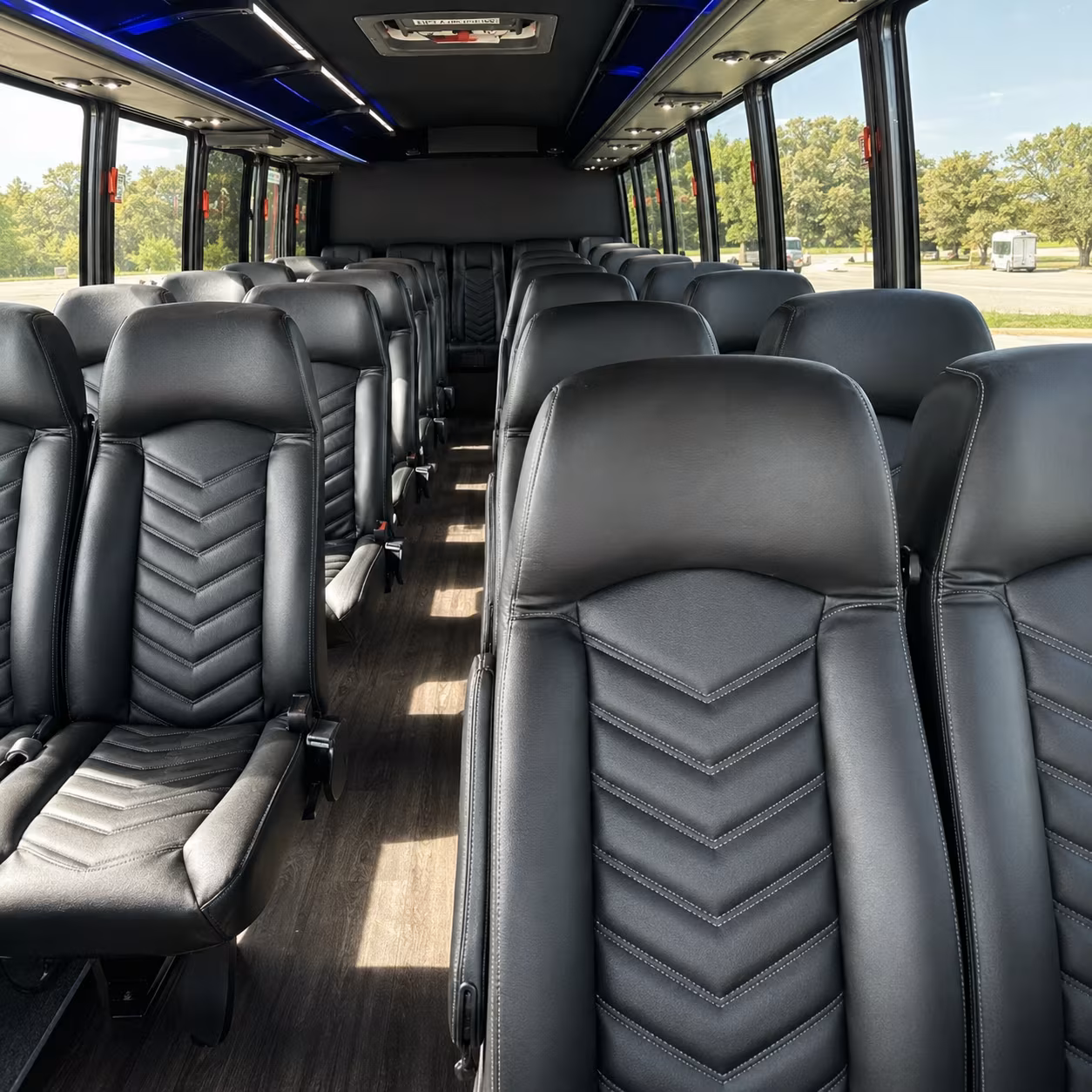 scottsdale 25 passenger minibus interior