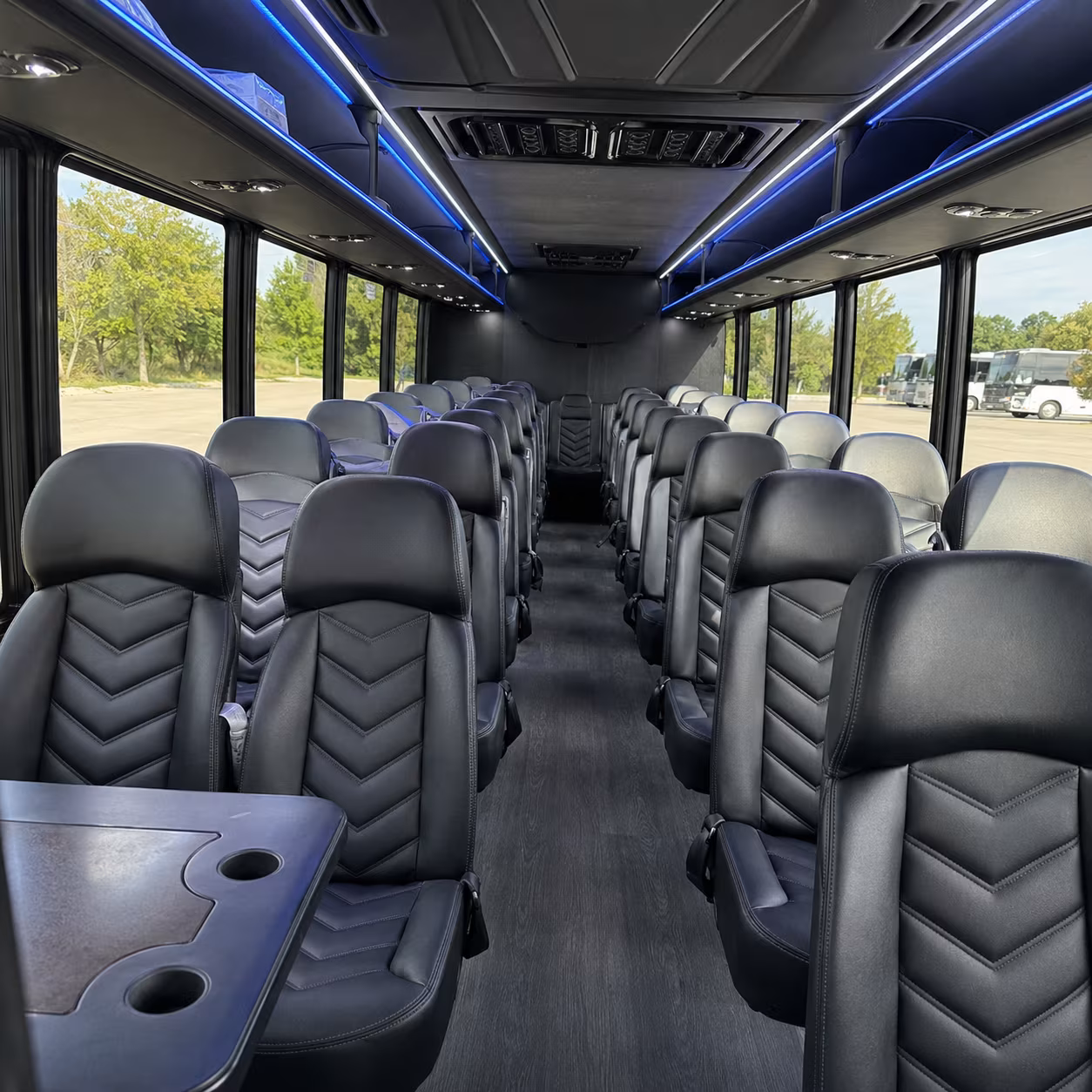 scottsdale 28 passenger minibus inside