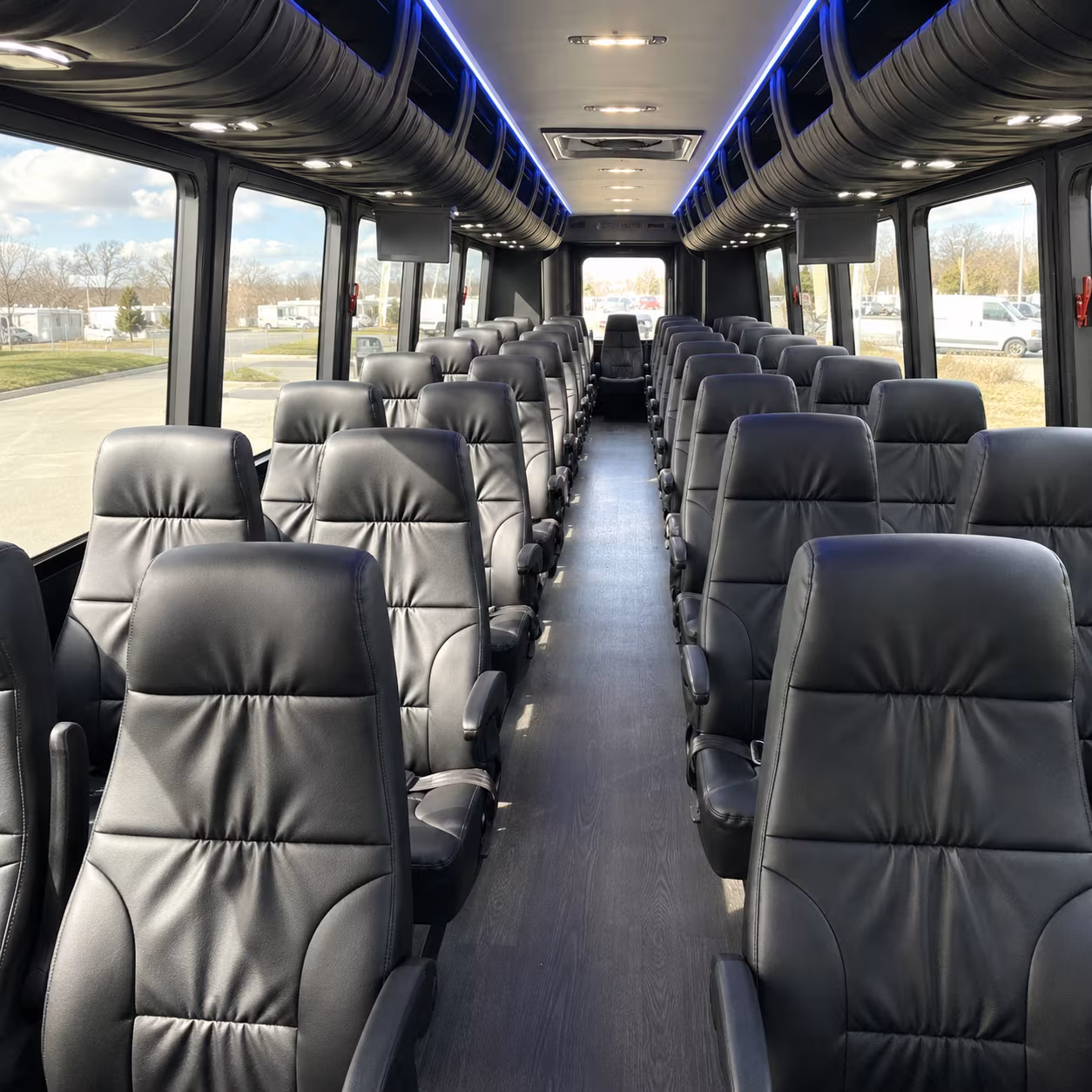 scottsdale 28 passenger minibus interior