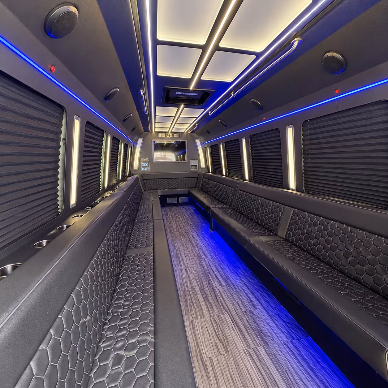 scottsdale 30 passenger party bus interior