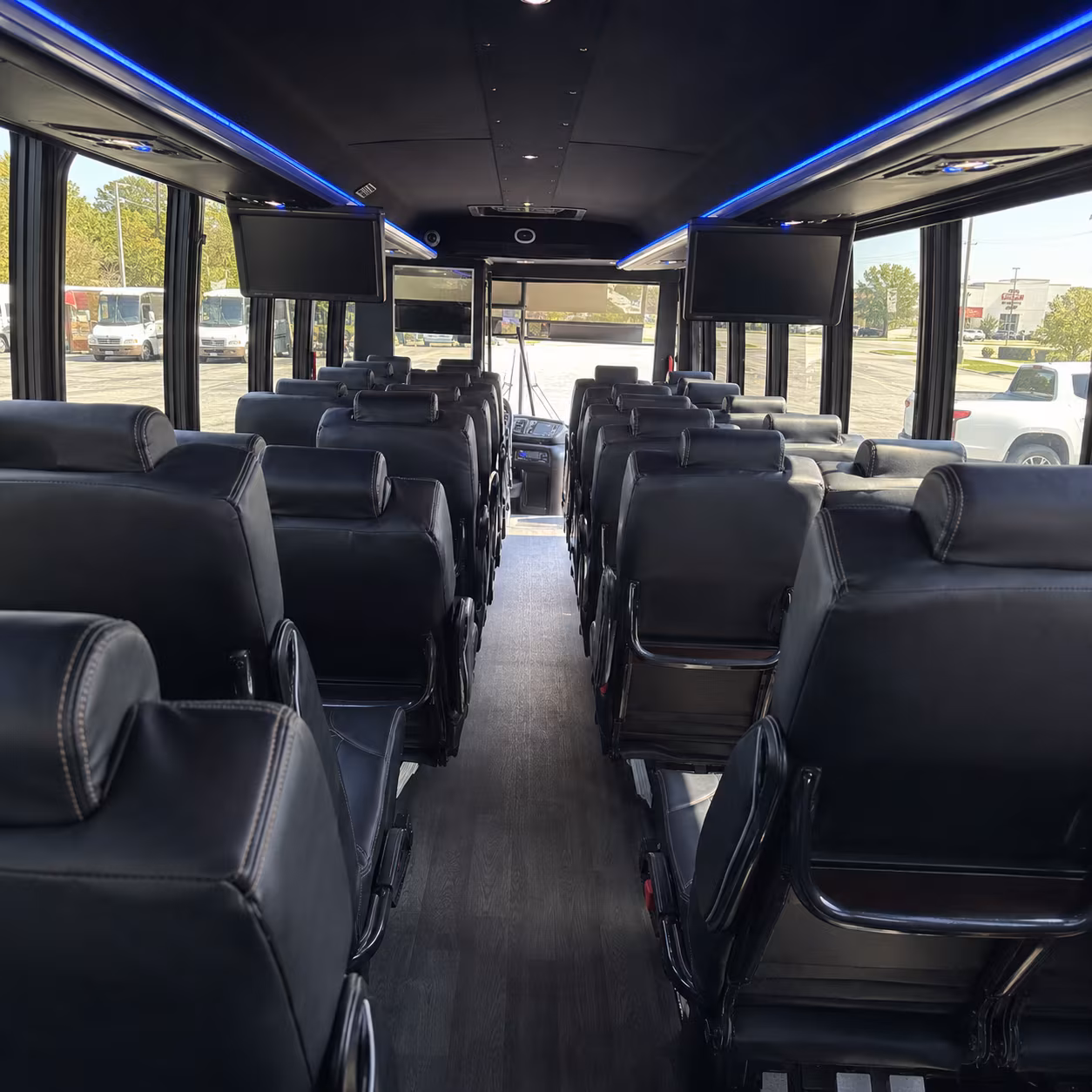 scottsdale 35 passenger minibus interior