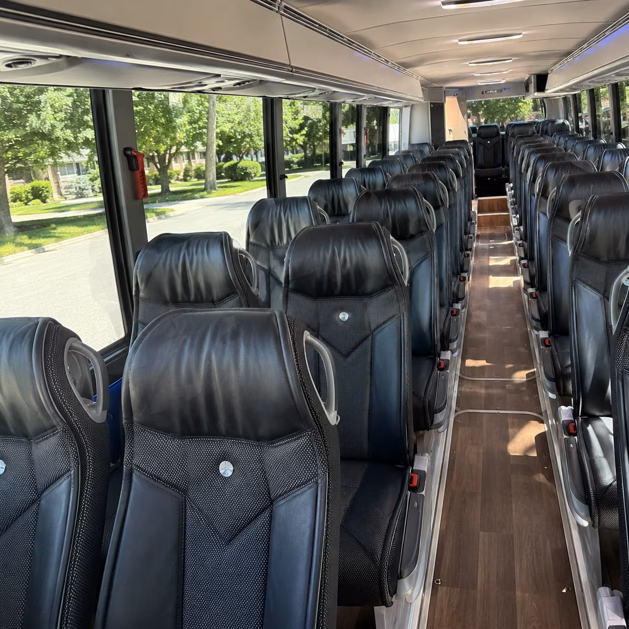 scottsdale 40 passenger charter bus inside