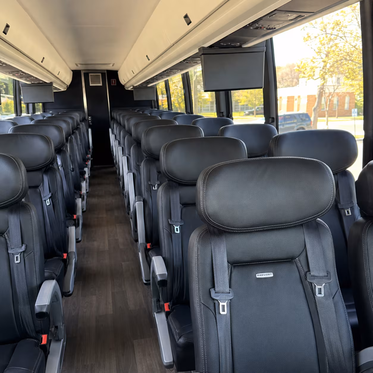 scottsdale 45 passenger charter bus inside