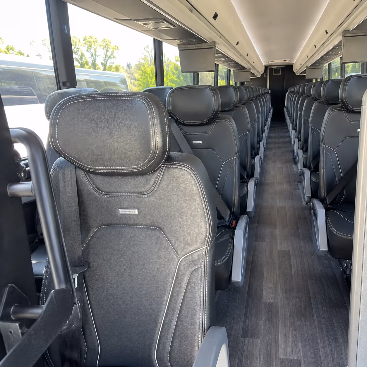 scottsdale 47 passenger charter bus interior
