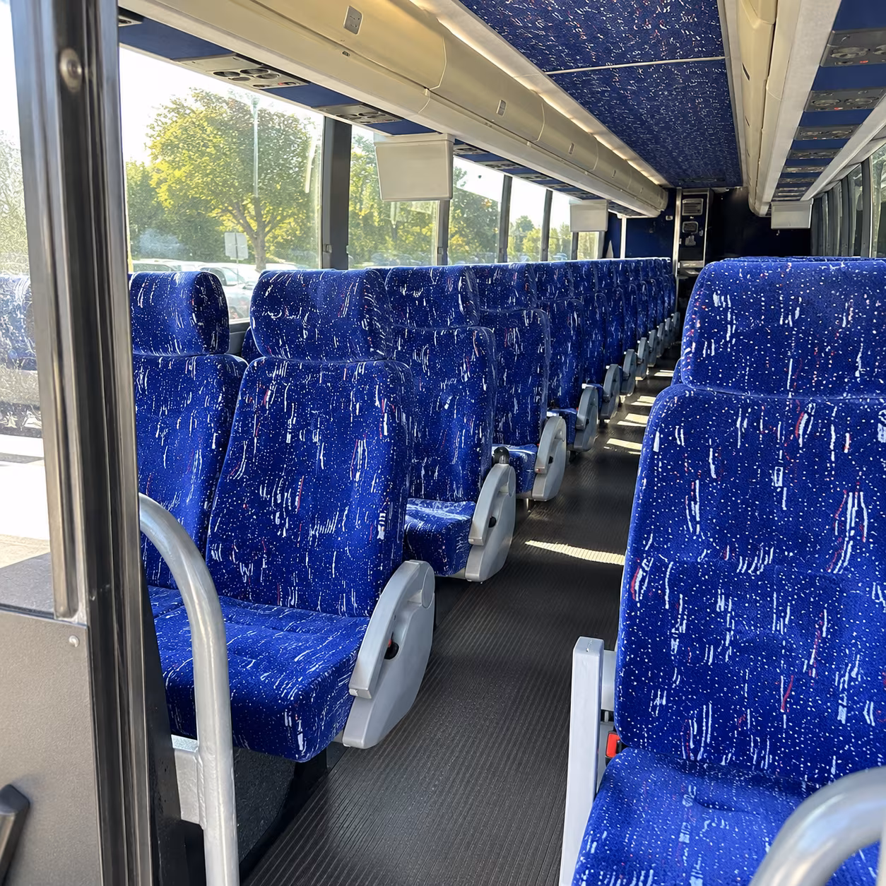 scottsdale 50 passenger charter bus inside