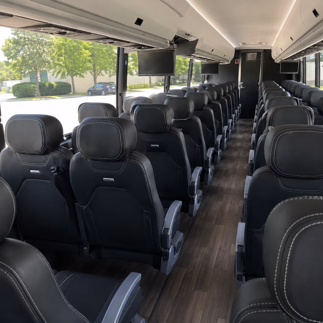 scottsdale 56 passenger charter bus interior